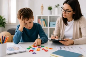 Blog – Centro Medico Civitavecchia Specialista esegue la diagnosi dsa su un bambino durante una valutazione dei disturbi specifici dell'apprendimento